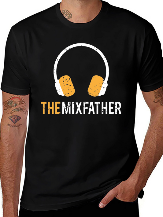 The Mixfather T-Shirt DJ Headphones