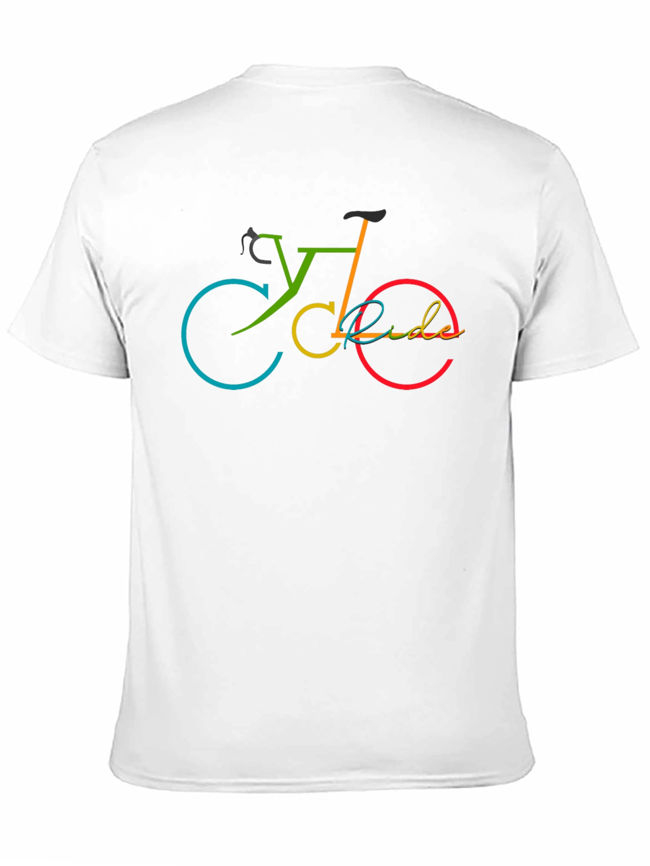 Cycle Ride Graphic T-Shirt - Black Cotton Tee