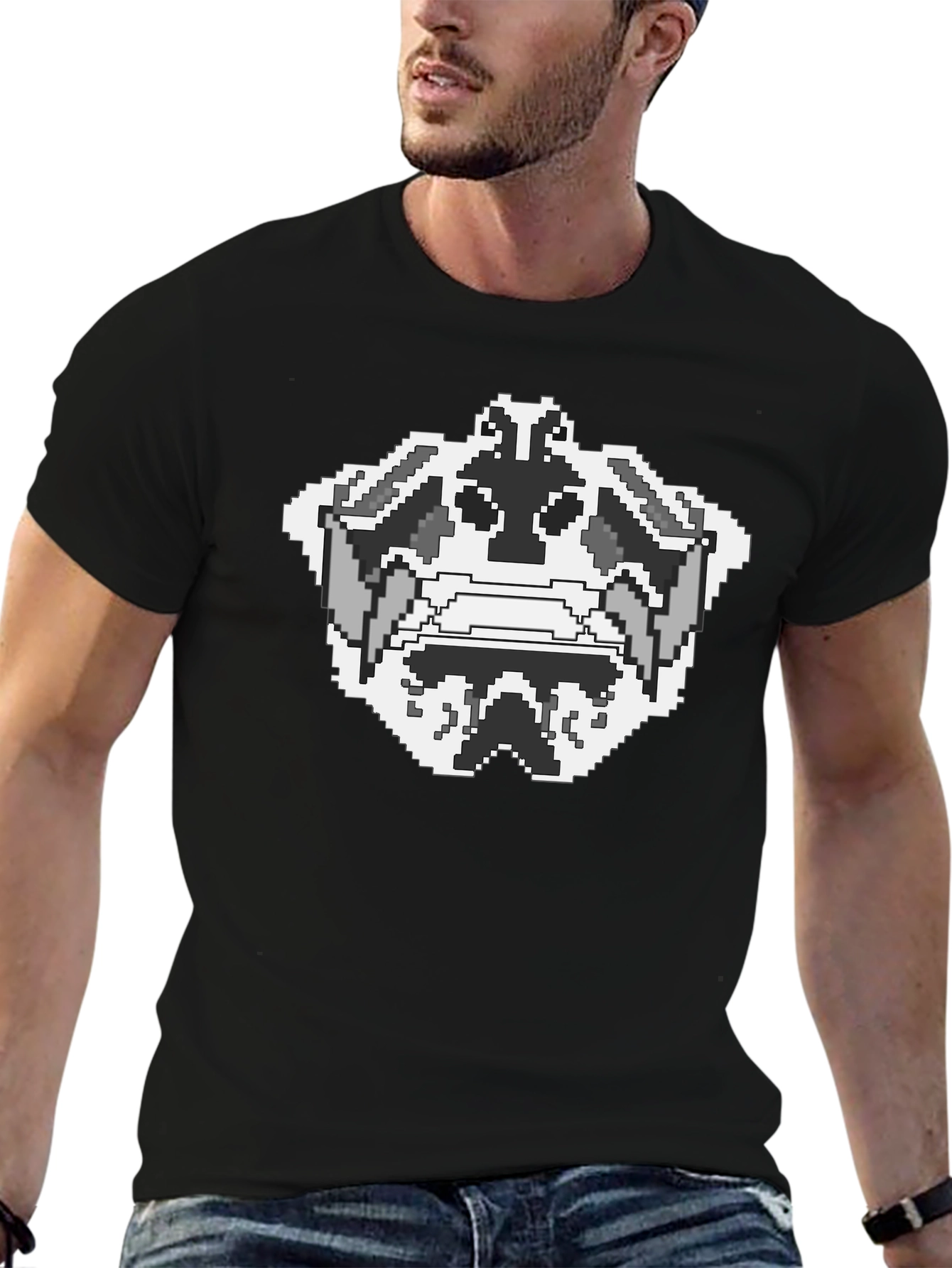 Pixel Art Rorschach T-Shirt - Cool Graphic Tee