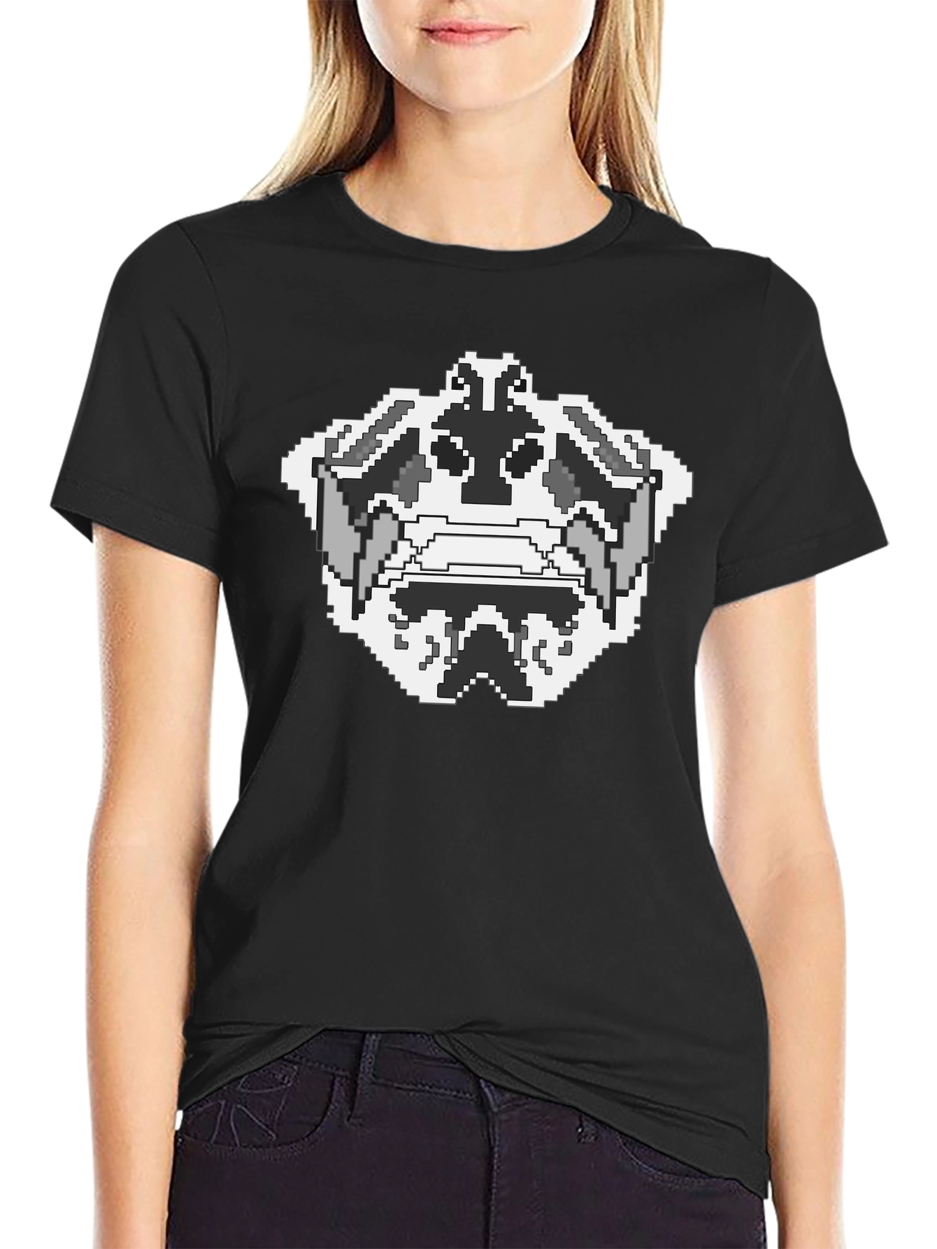 Pixel Art Rorschach T-Shirt - Cool Graphic Tee