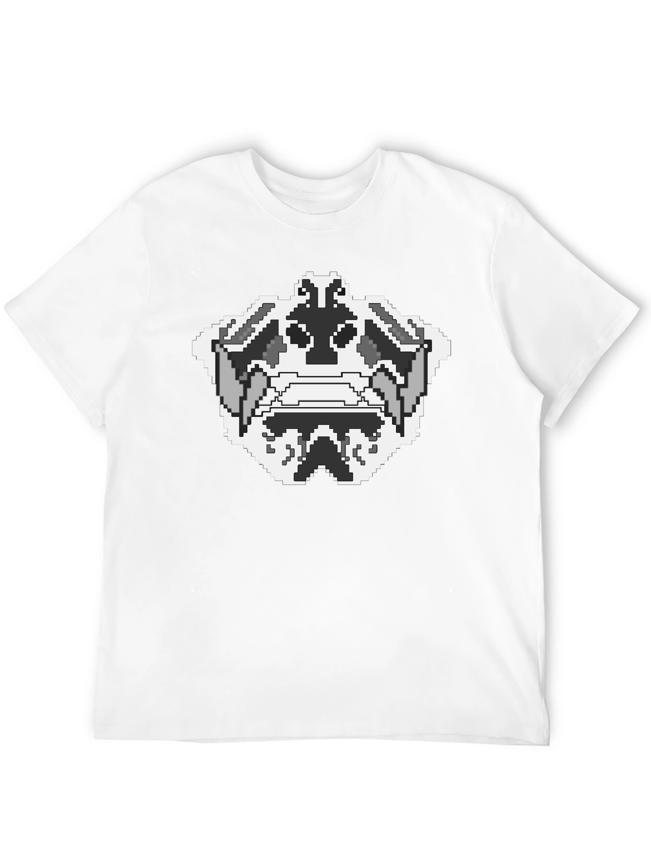 Pixel Art Rorschach T-Shirt - Cool Graphic Tee