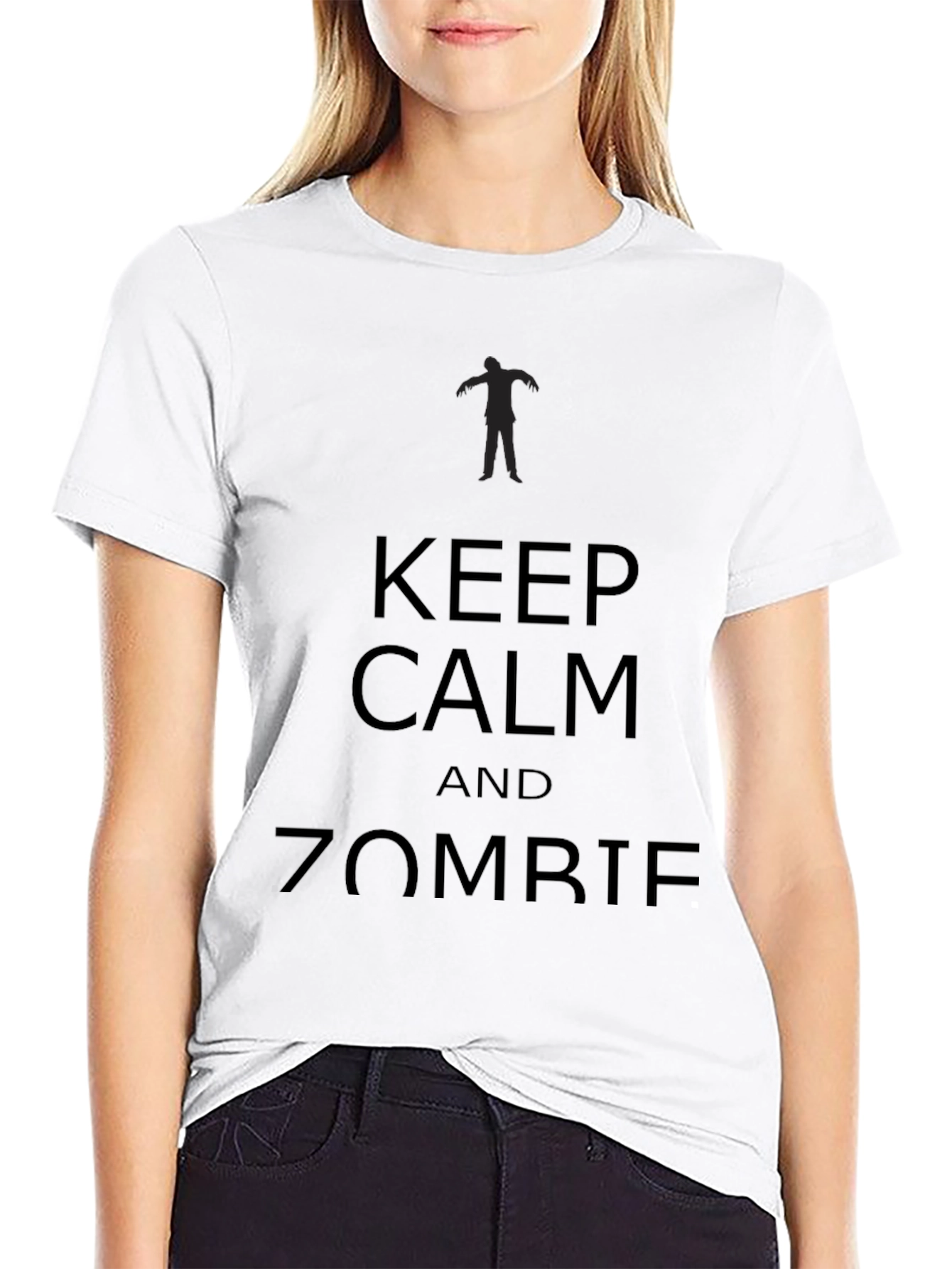 Keep Calm Zombie T-Shirt - Black