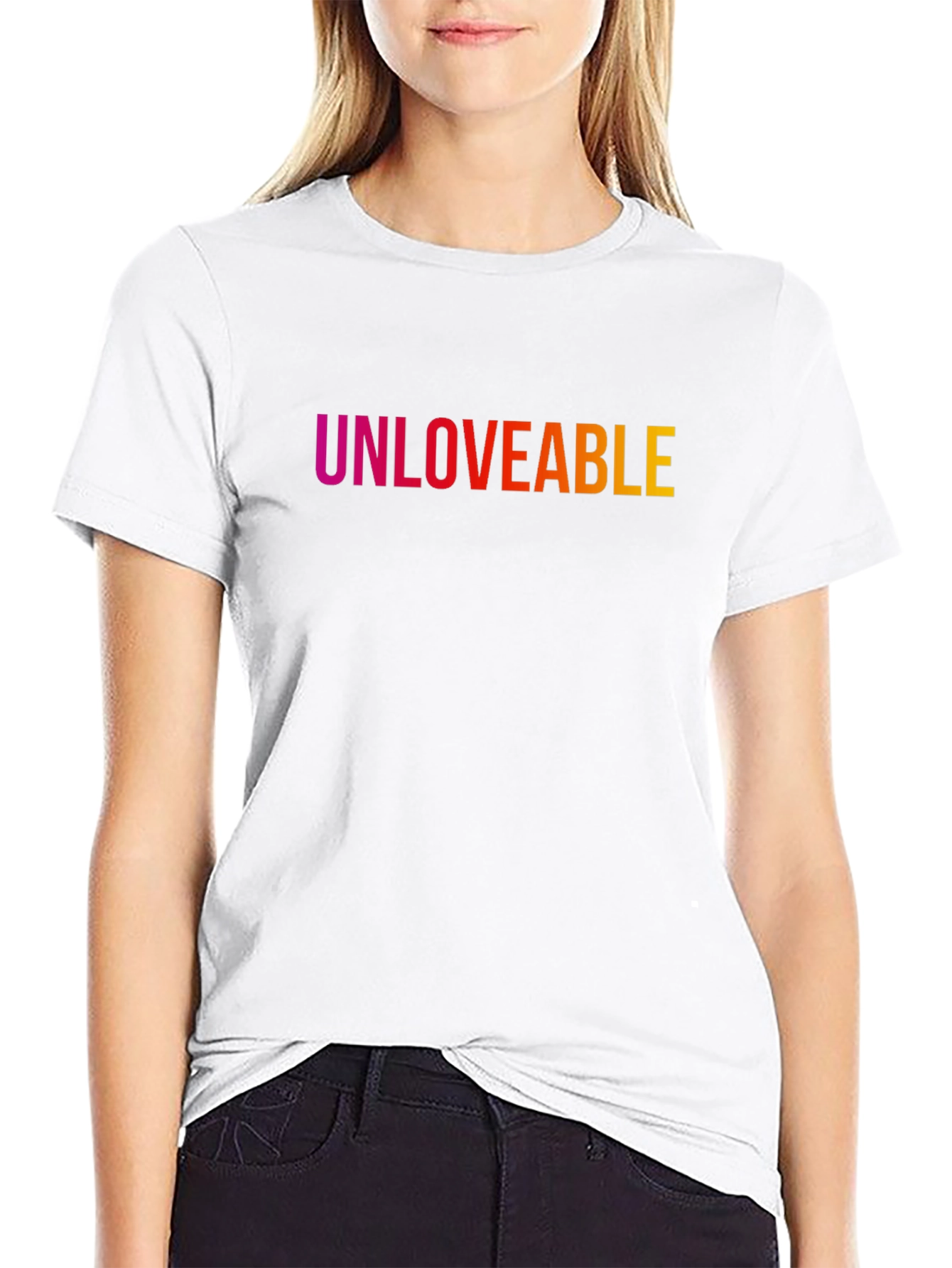 Unloveable Graphic Tee - Black