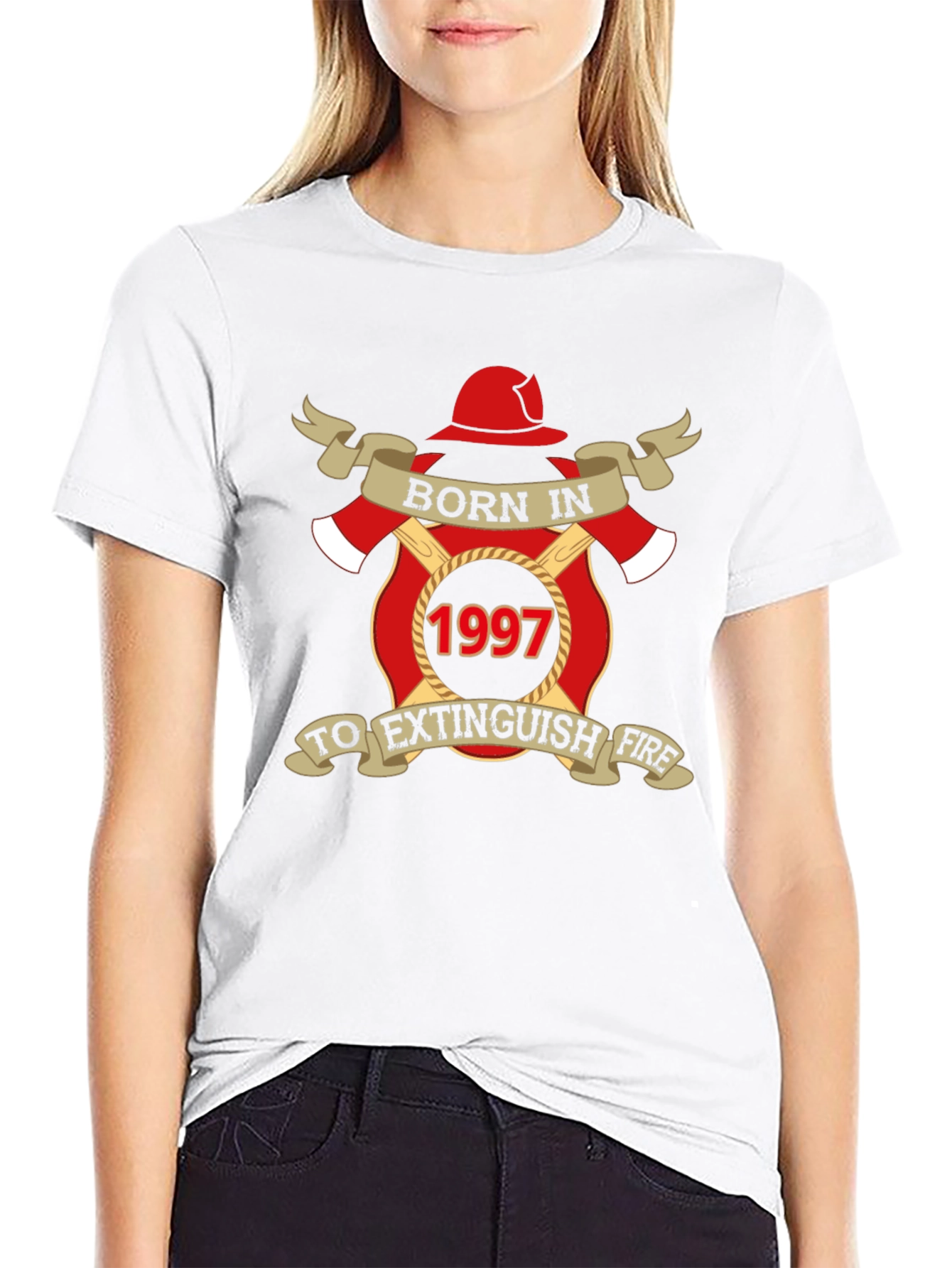 Born in 1997 Firefighter T-Shirt