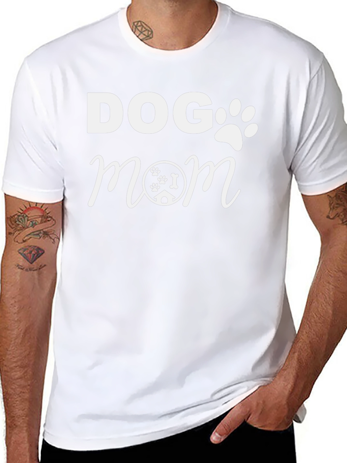 Dog Mom T-Shirt - Cute Pet Lover Tee