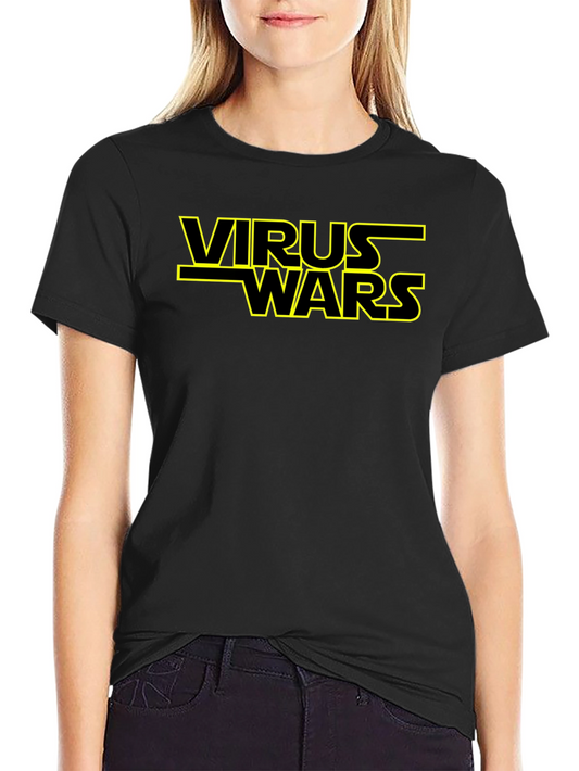 Virus Wars Graphic Tee - Novelty T-Shirt