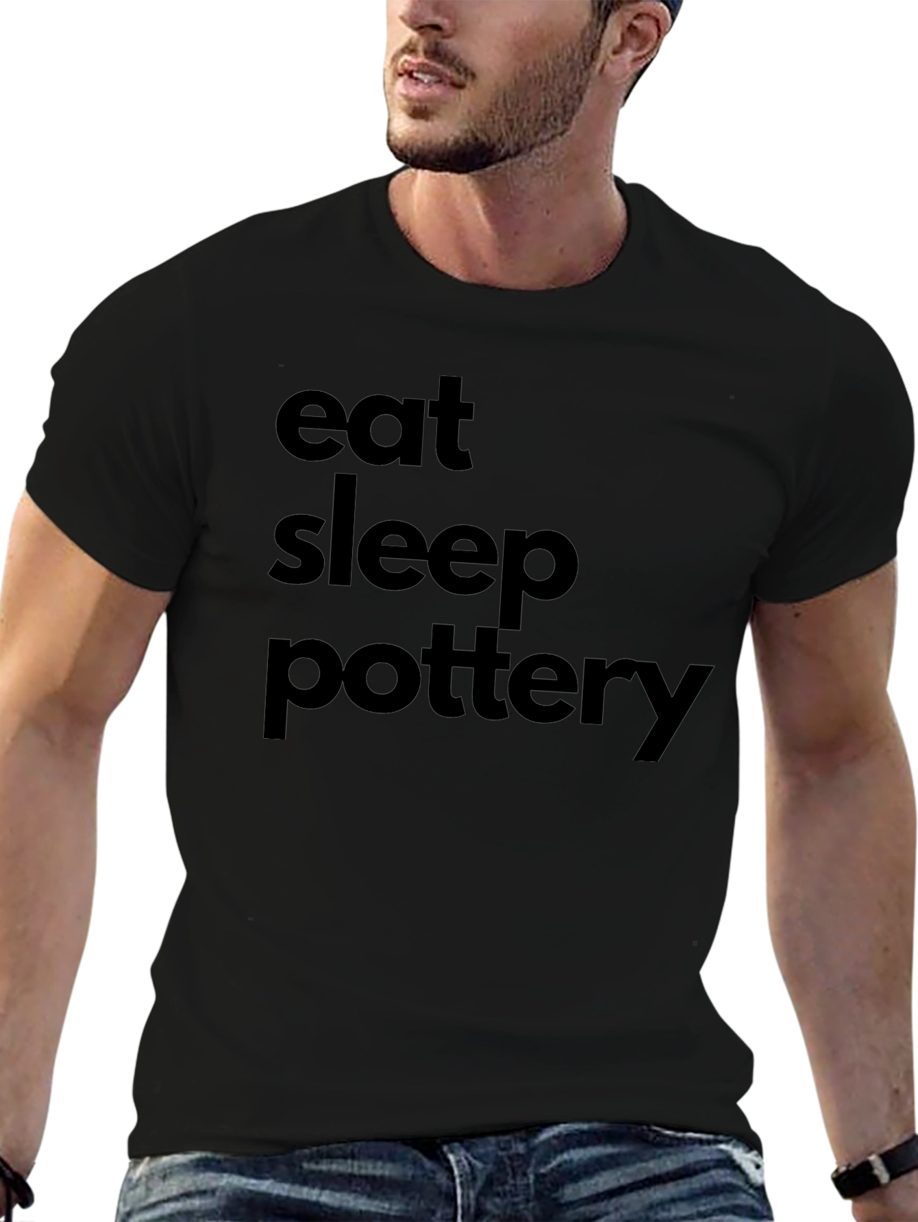 Eat Sleep Pottery Graphic T-Shirt