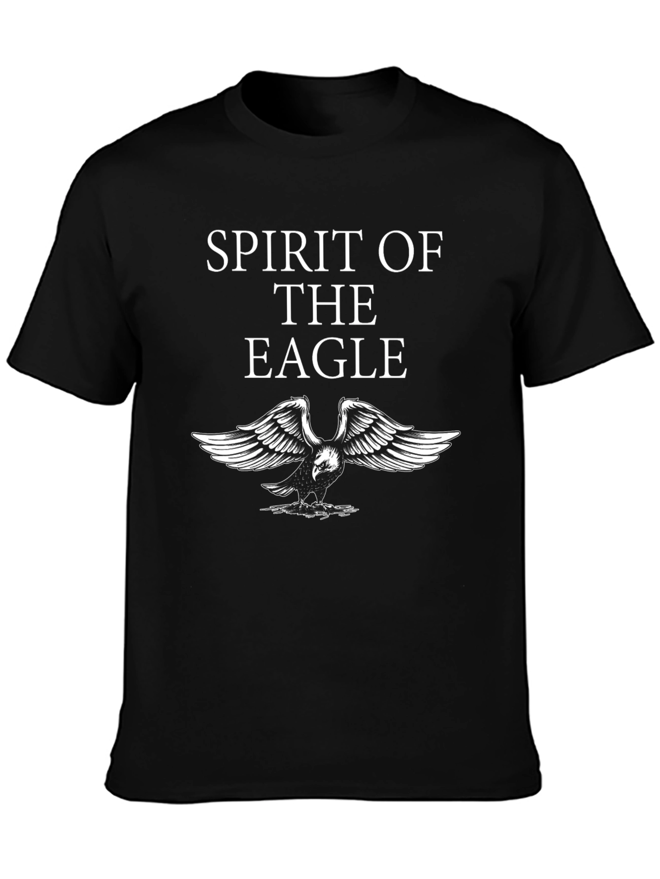 Spirit of the Eagle Graphic T-Shirt - Black