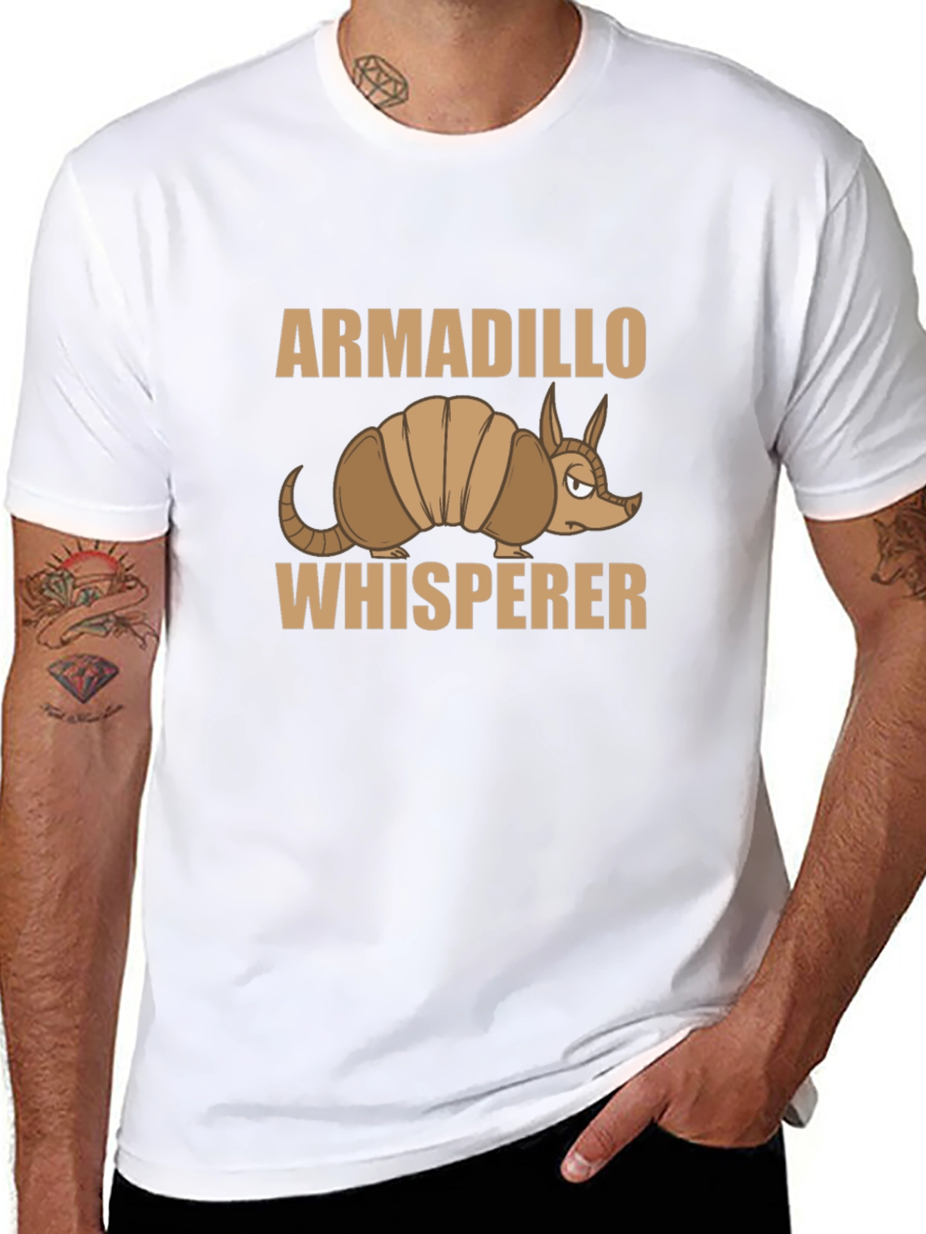 Armadillo Whisperer Graphic T-Shirt