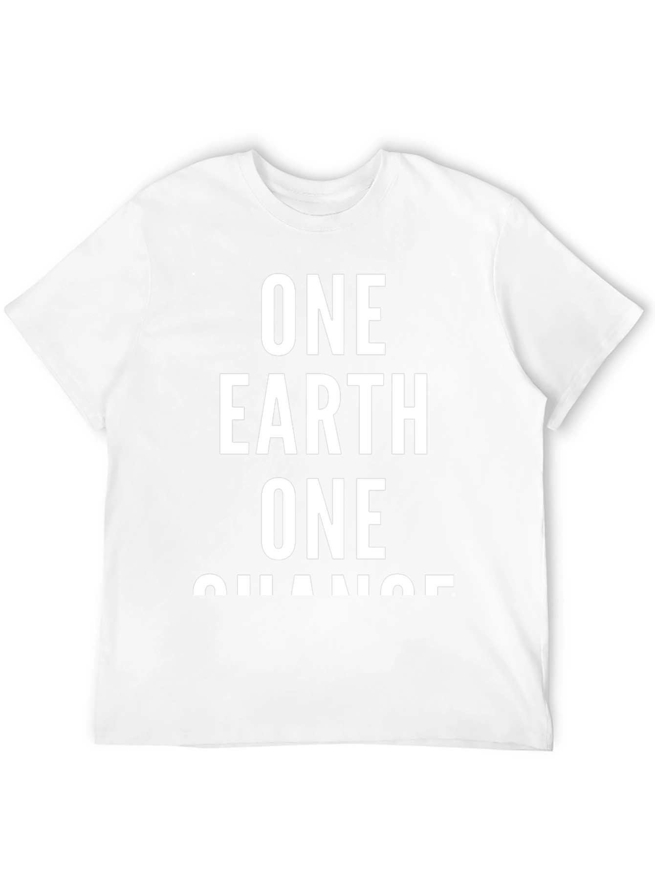One Earth One Chance Black T-Shirt