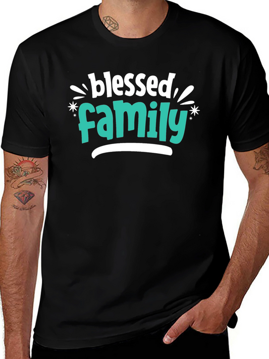 Blessed Family Graphic T-Shirt
