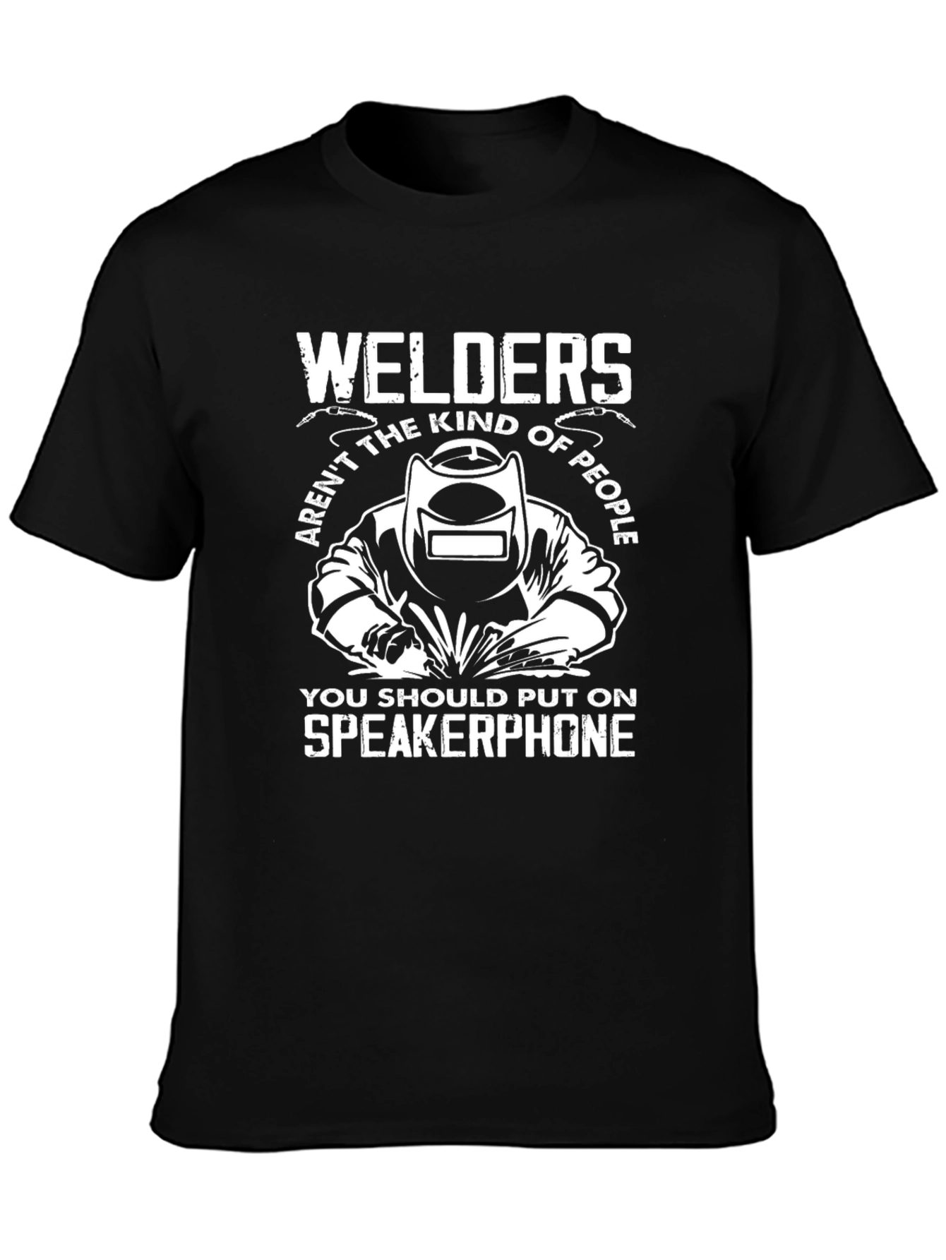 Welders Speakerphone Graphic Tee - Black