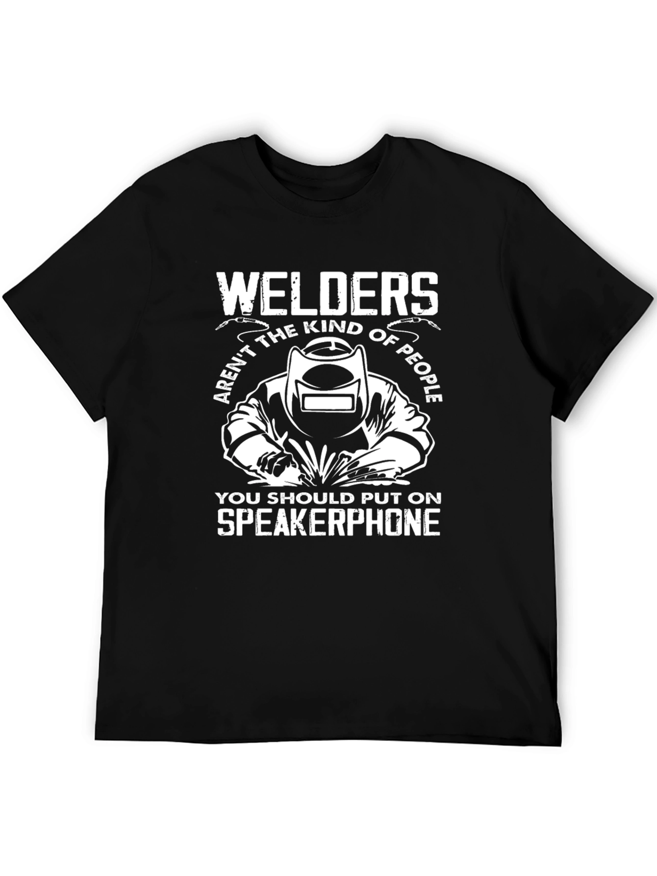 Welders Speakerphone Graphic Tee - Black