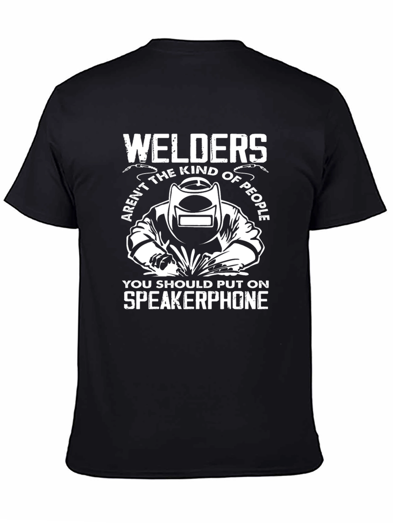 Welders Speakerphone Graphic Tee - Black