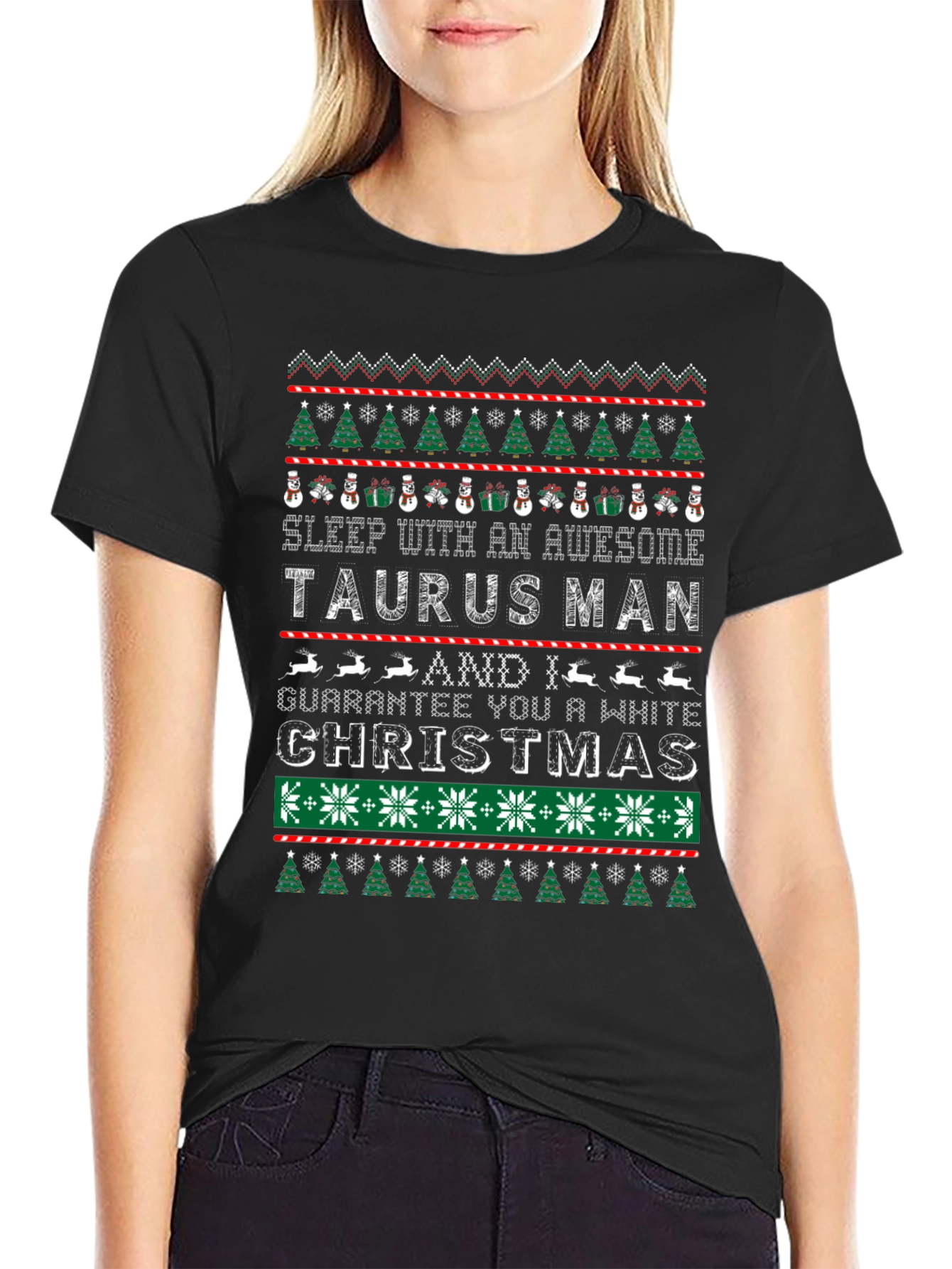 Awesome Taurus Man Christmas T-Shirt