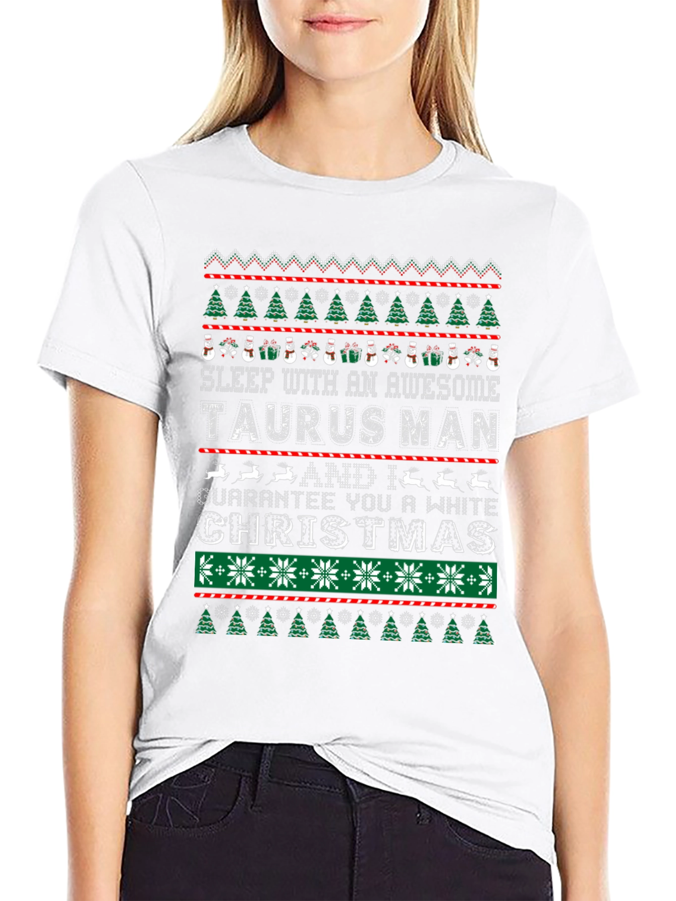 Awesome Taurus Man Christmas T-Shirt