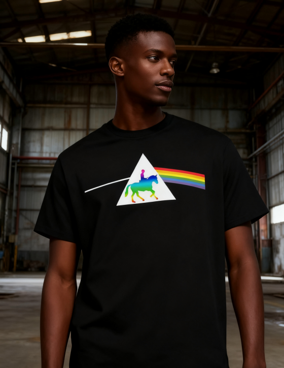 Rainbow Prism Graphic Tee