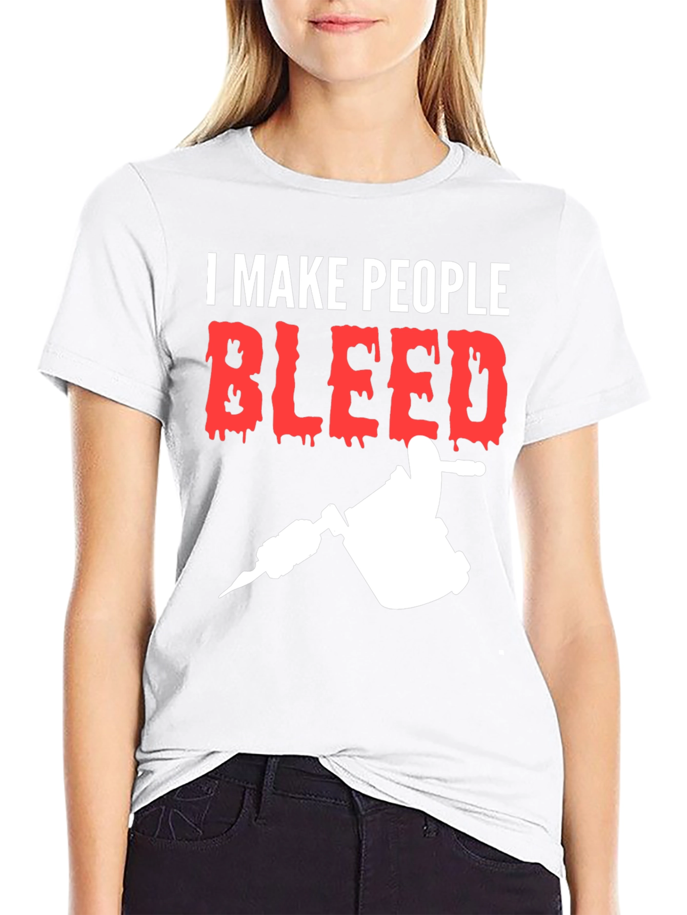 I Make People Bleed Tattoo Artist T-Shirt