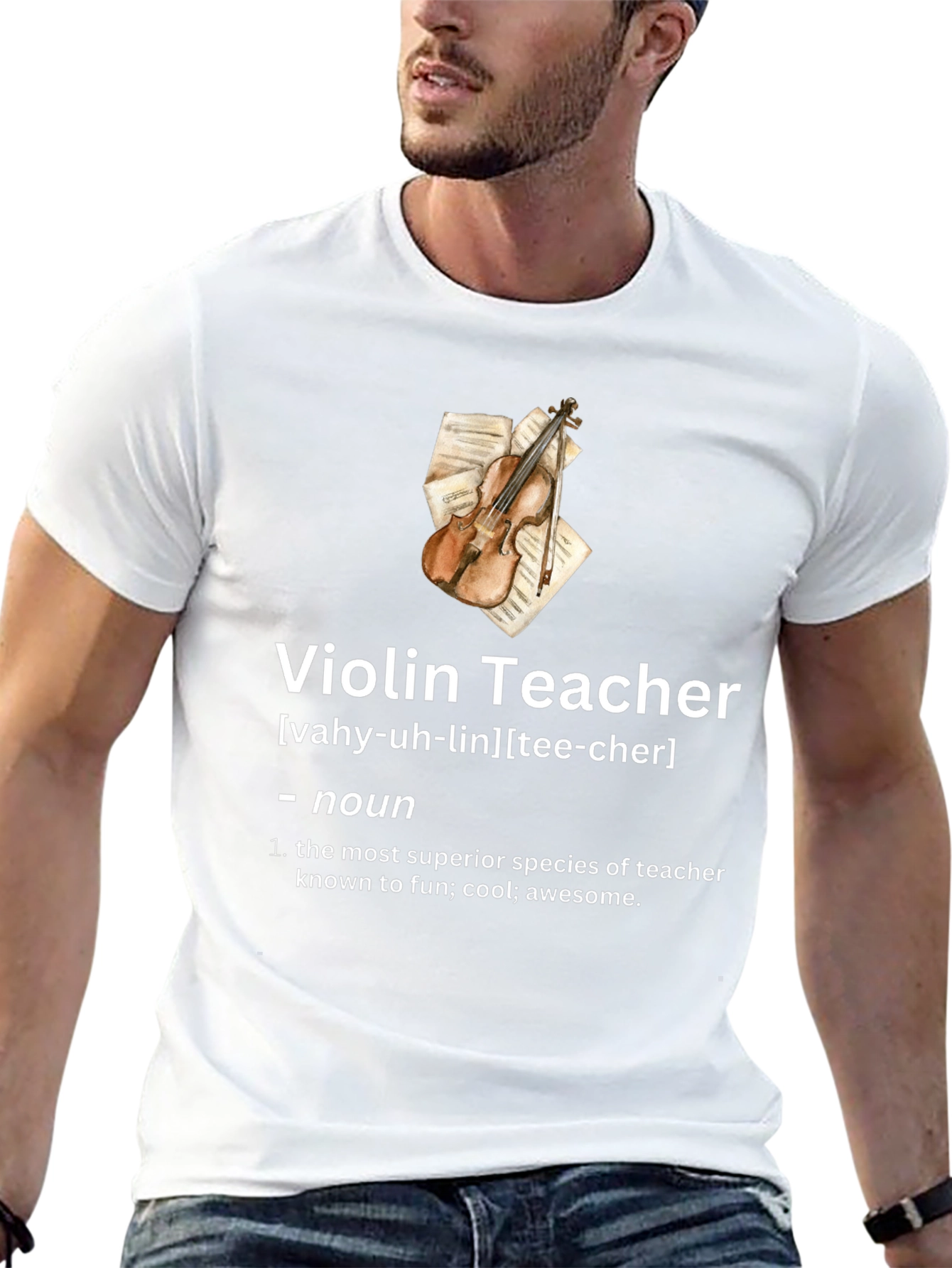 Violin Teacher Definition T-Shirt