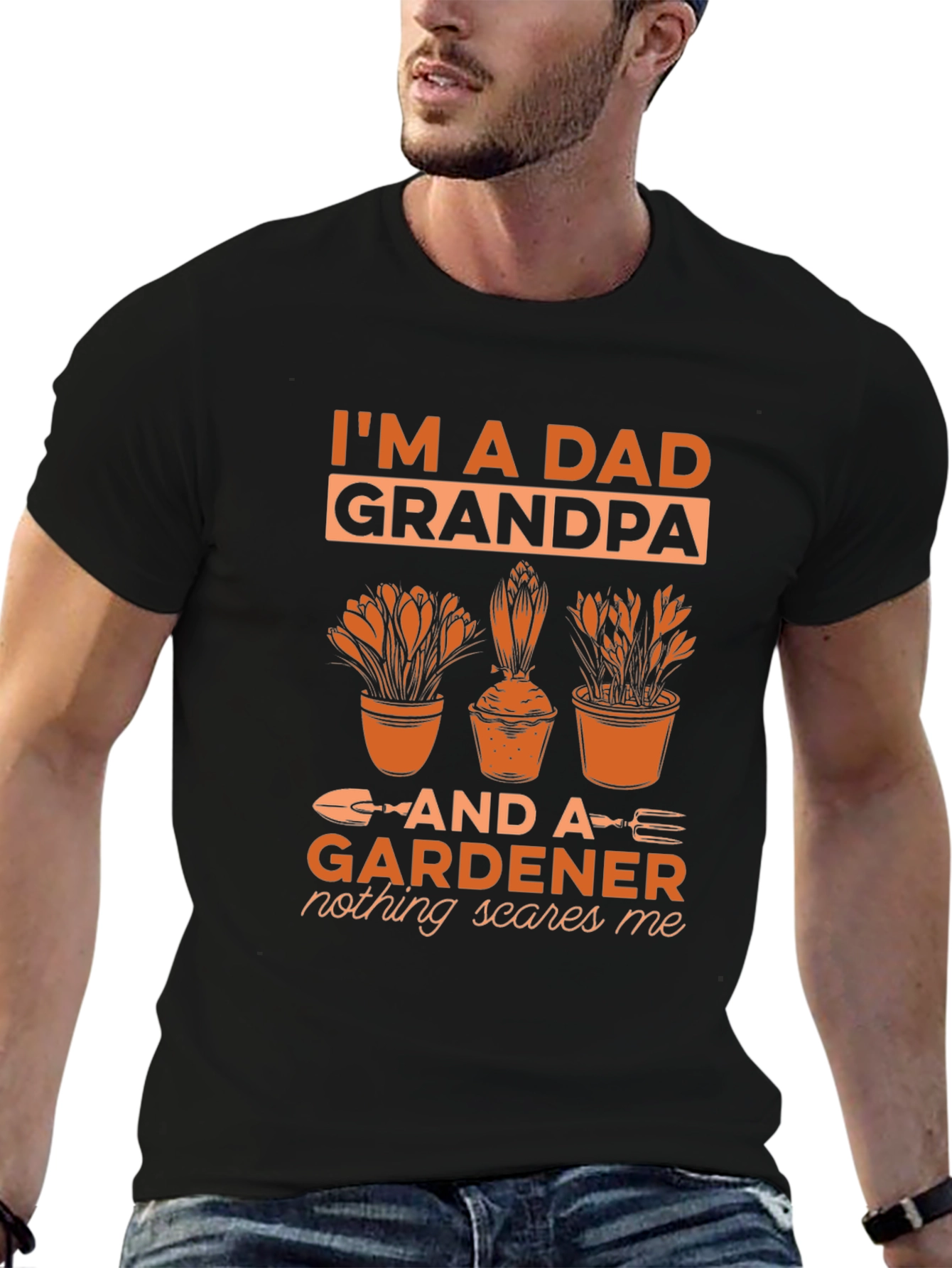 Dad Grandpa Gardener Graphic Tee