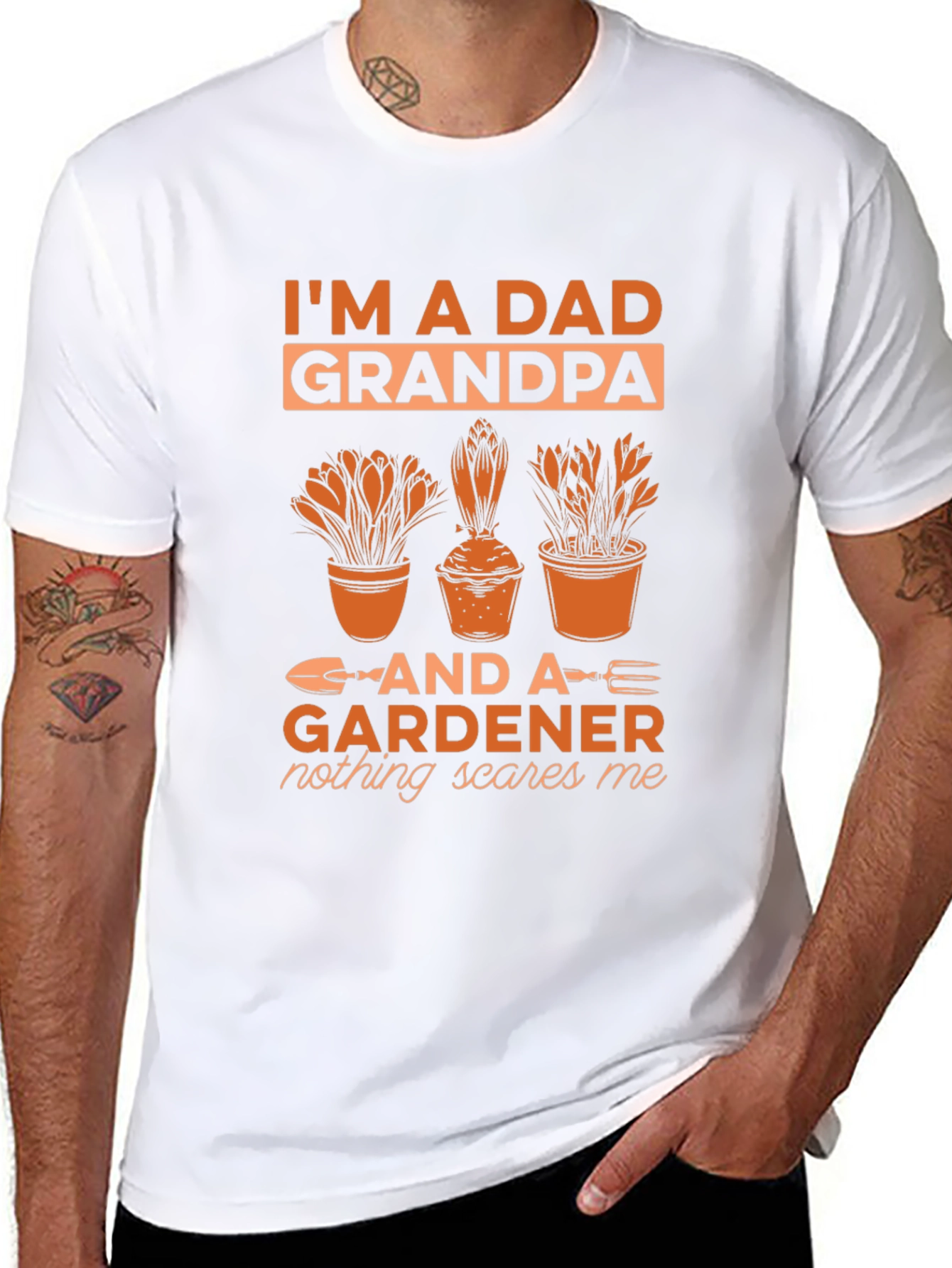 Dad Grandpa Gardener Graphic Tee