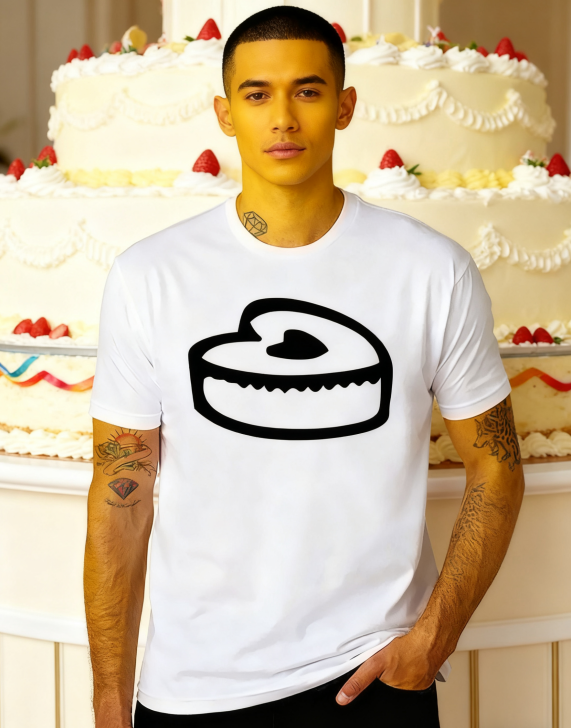 Heart Cake Graphic Tee