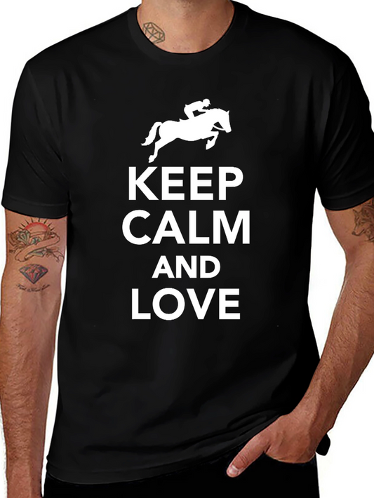 Keep Calm and Love Horses T-Shirt