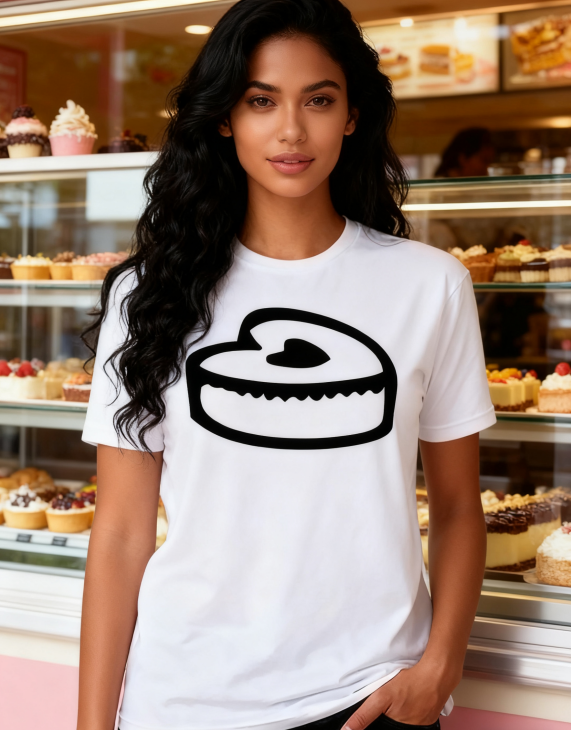 Heart Cake Graphic Tee