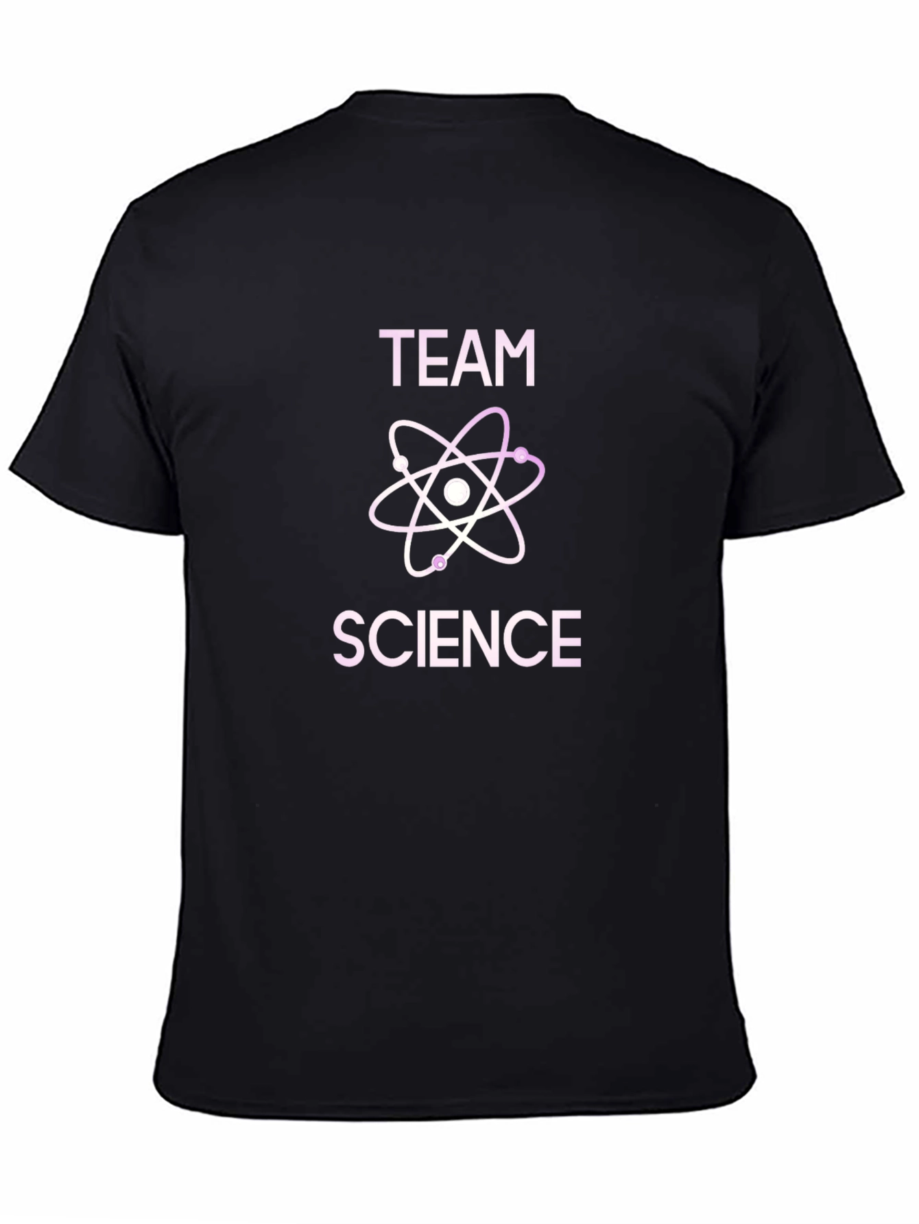 Team Science Graphic Tee - Black Cotton T-Shirt