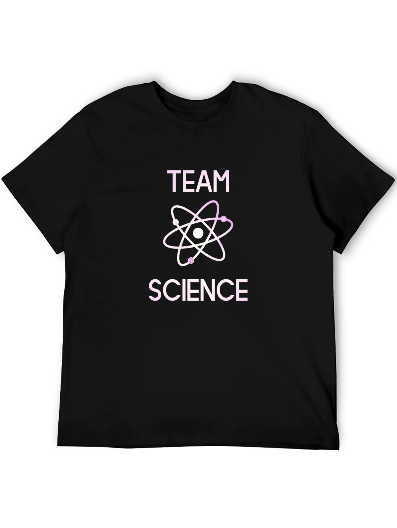 Team Science Graphic Tee - Black Cotton T-Shirt