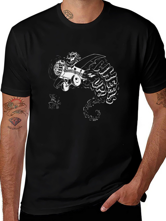 Vintage Airplane T-Shirt - Wheels Up! Graphic
