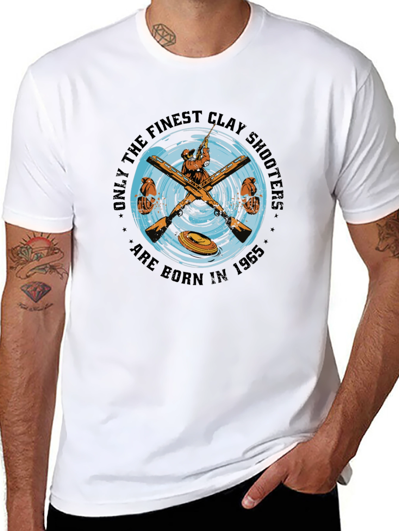 Clay Shooters Born in 1965 Graphic T-Shirt