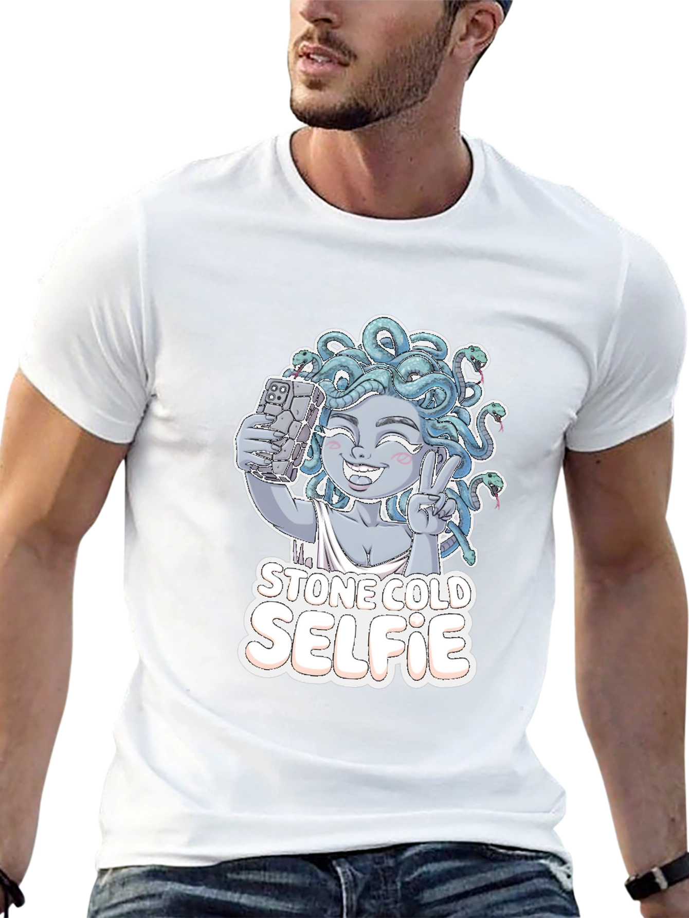 Stone Cold Selfie Graphic Tee
