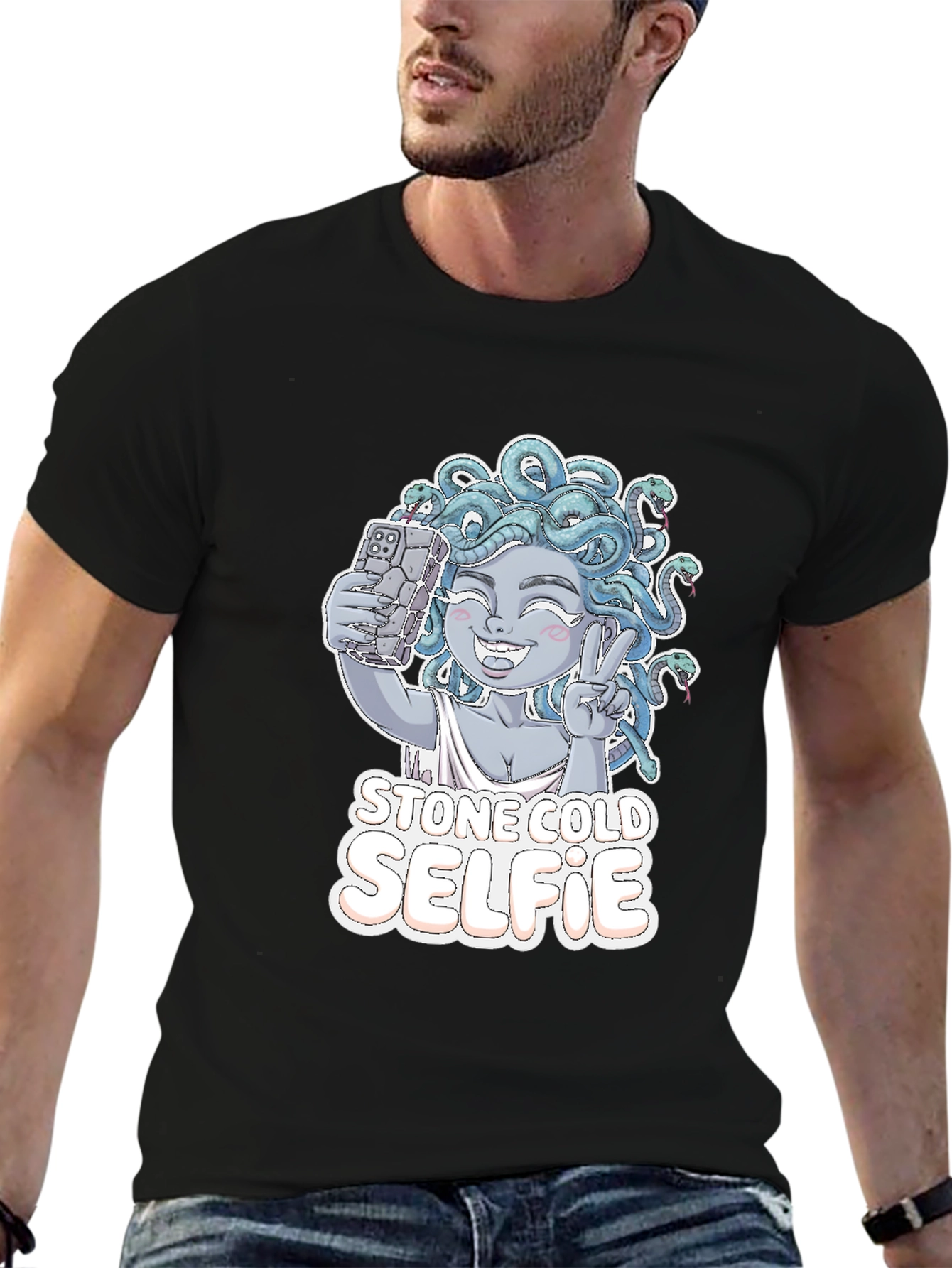 Stone Cold Selfie Graphic Tee