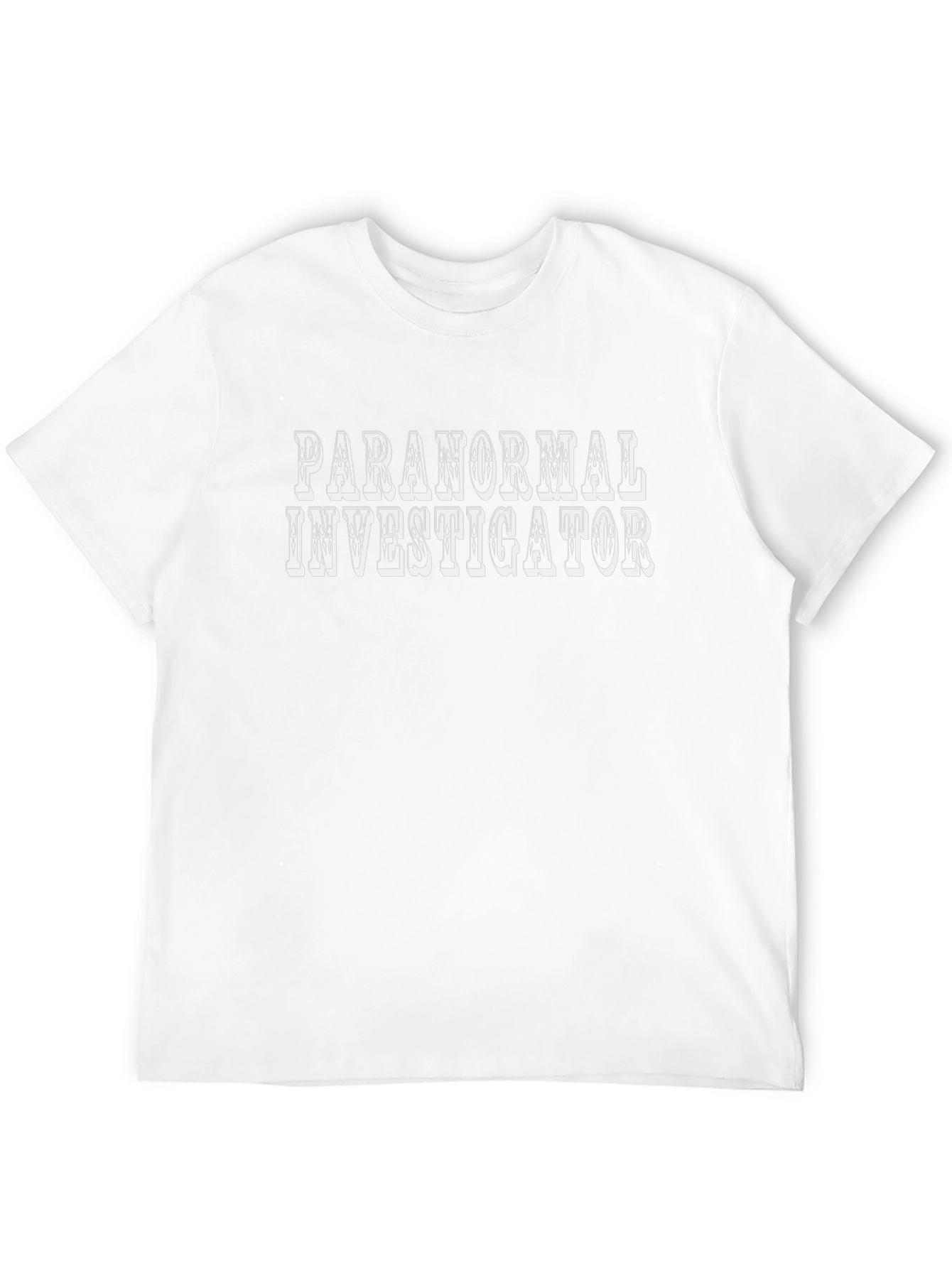 Paranormal Investigator Graphic Tee - Black