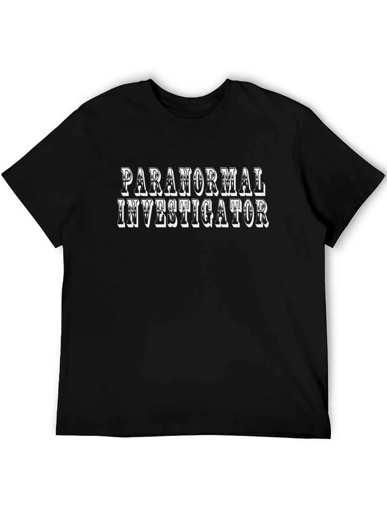 Paranormal Investigator Graphic Tee - Black