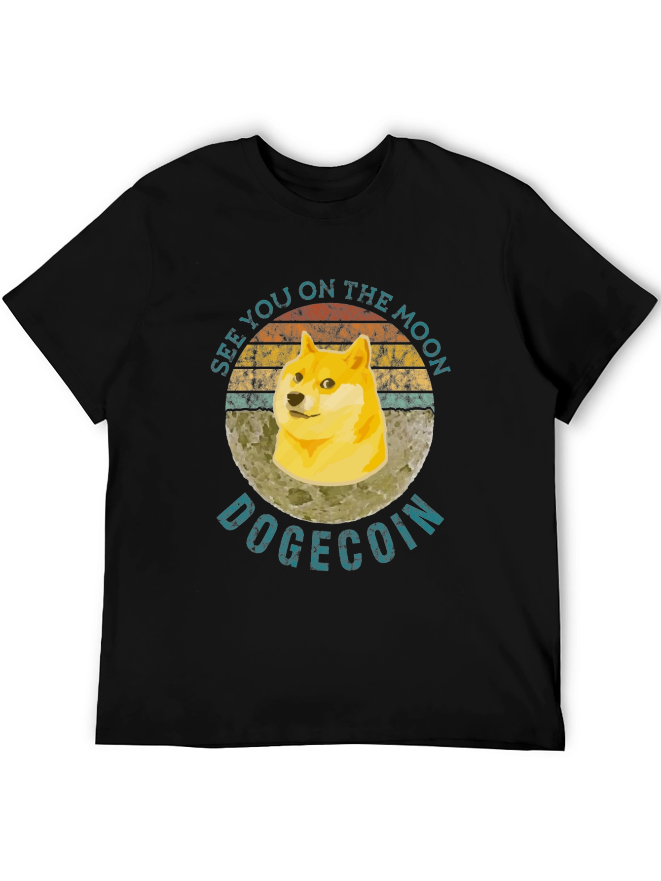 DogeCoin Moon T-Shirt - Crypto Meme Tee