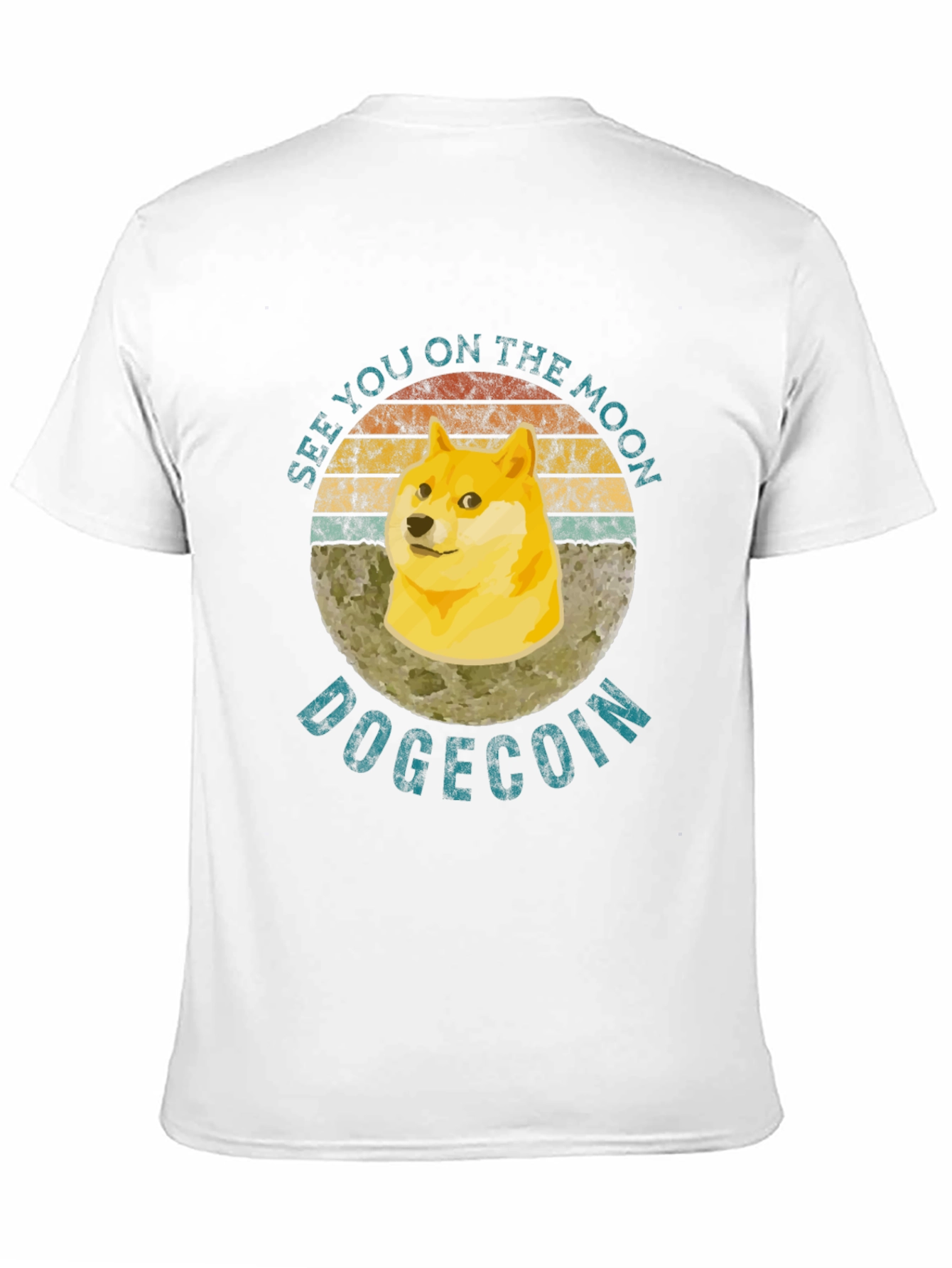 DogeCoin Moon T-Shirt - Crypto Meme Tee