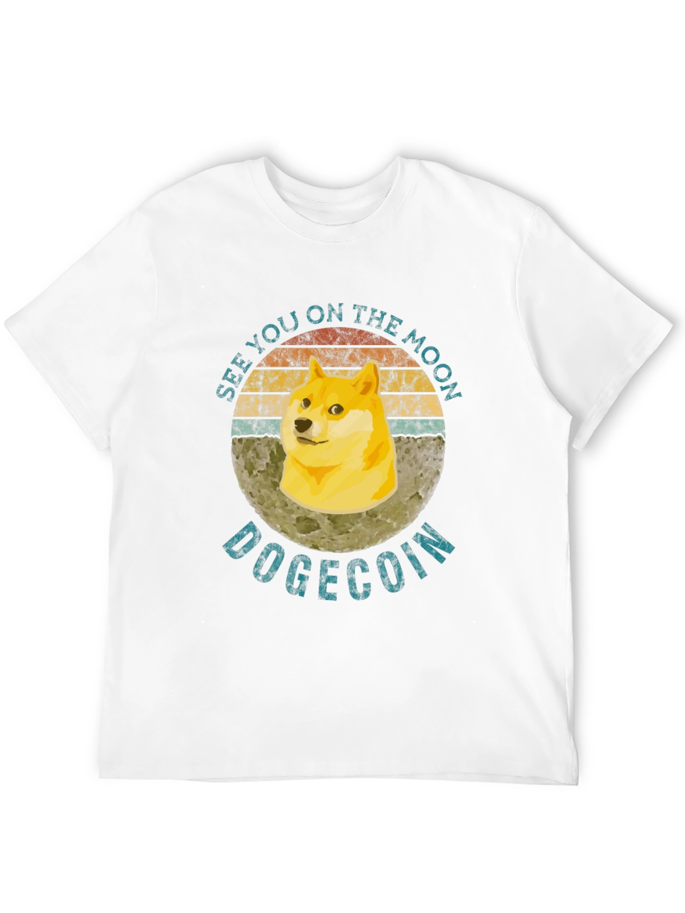 DogeCoin Moon T-Shirt - Crypto Meme Tee