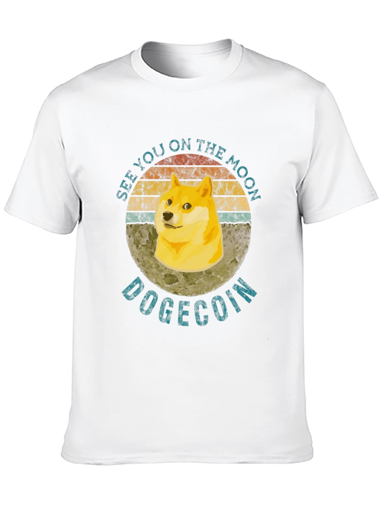 DogeCoin Moon T-Shirt - Crypto Meme Tee
