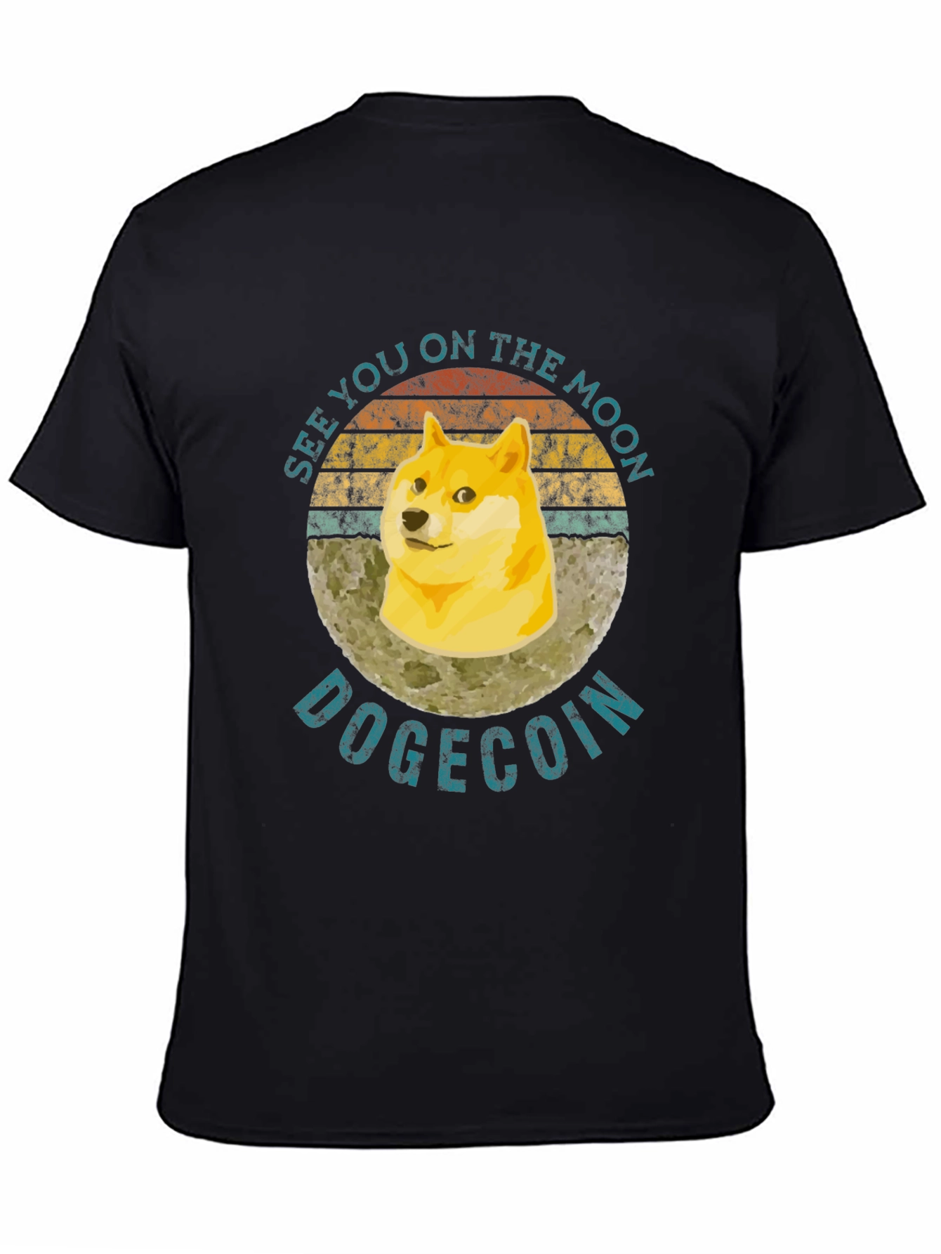 DogeCoin Moon T-Shirt - Crypto Meme Tee