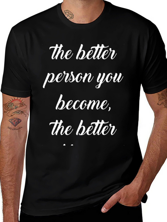 Inspirational Quote Graphic T-Shirt