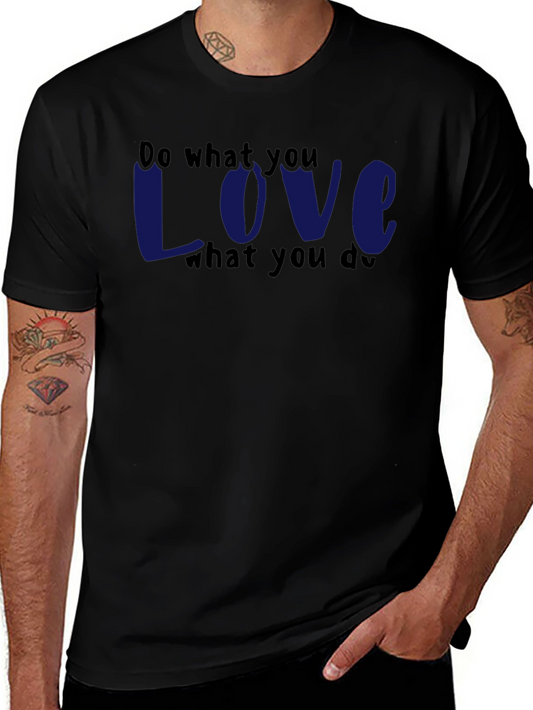 Do What You Love Graphic Tee - Black
