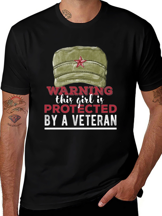 Protected By A Veteran Novelty T-Shirt