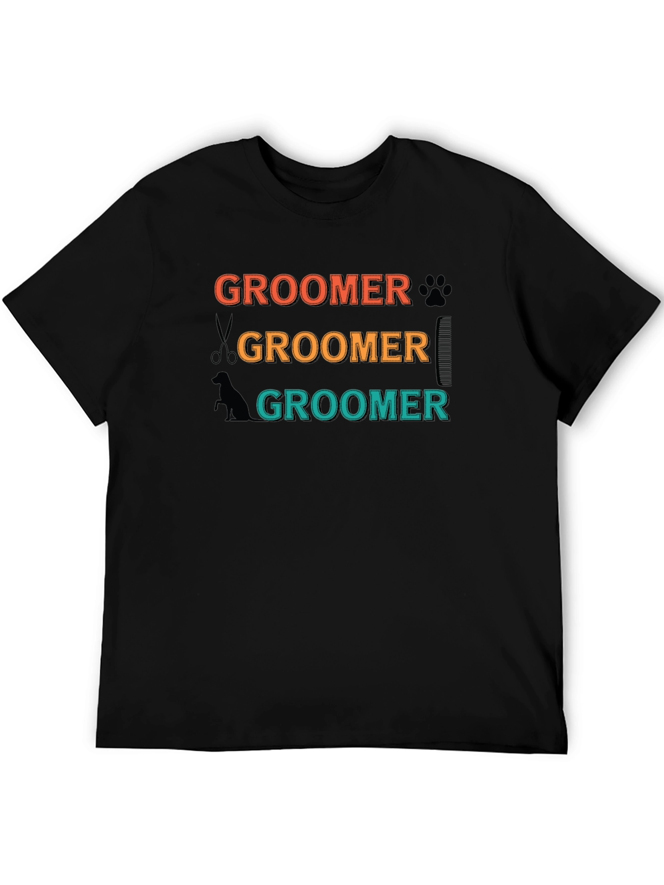 Groomer T-Shirt - Retro Pet Grooming Apparel