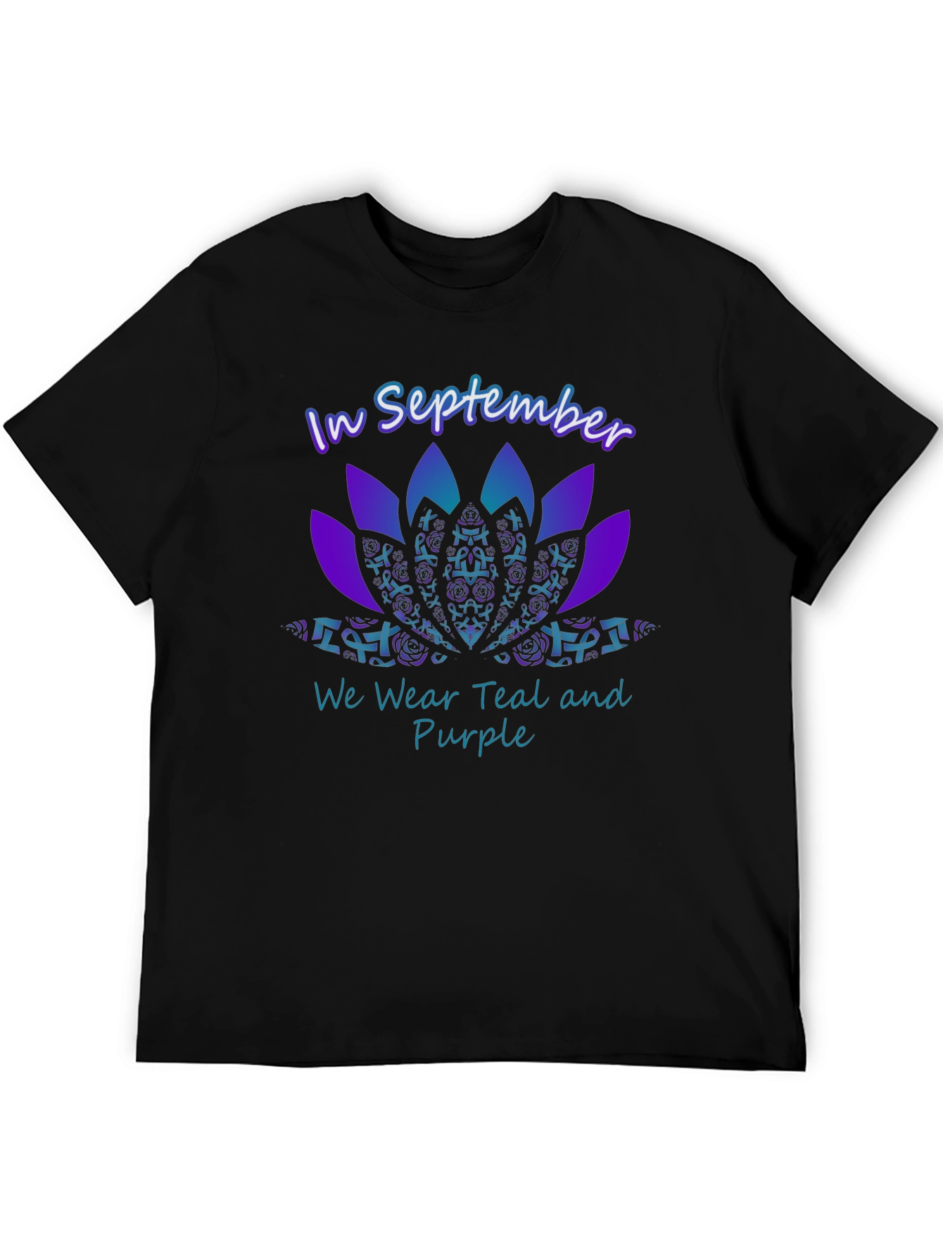 September Teal and Purple Awareness T-Shirt