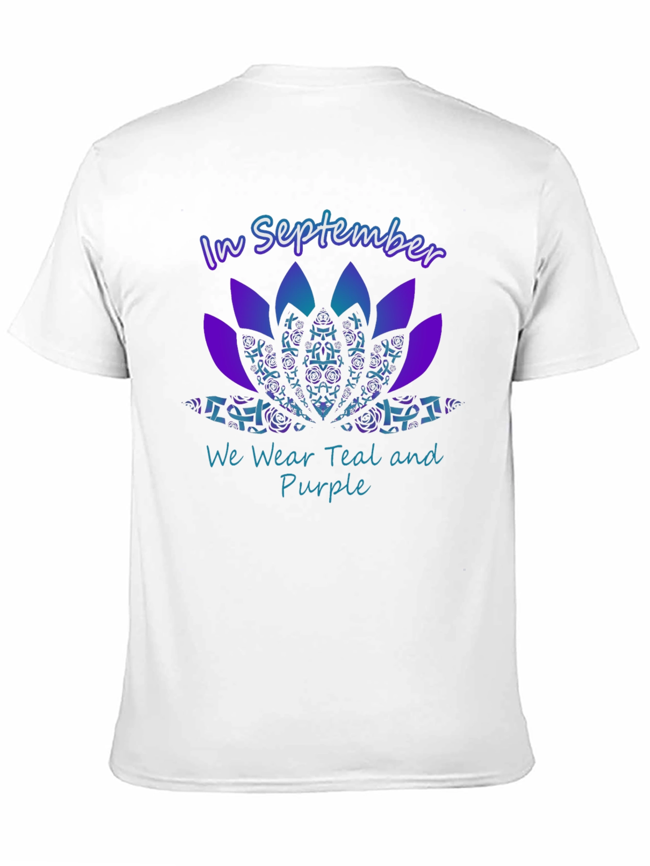 September Teal and Purple Awareness T-Shirt