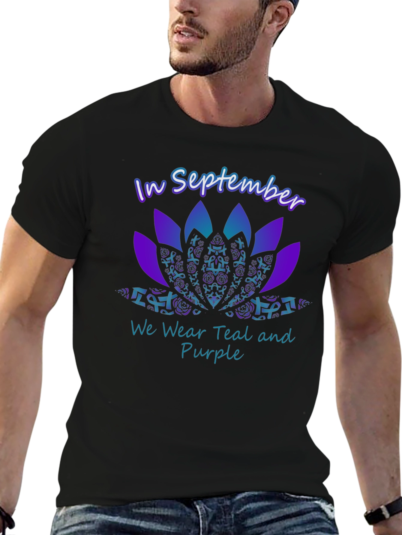 September Teal and Purple Awareness T-Shirt