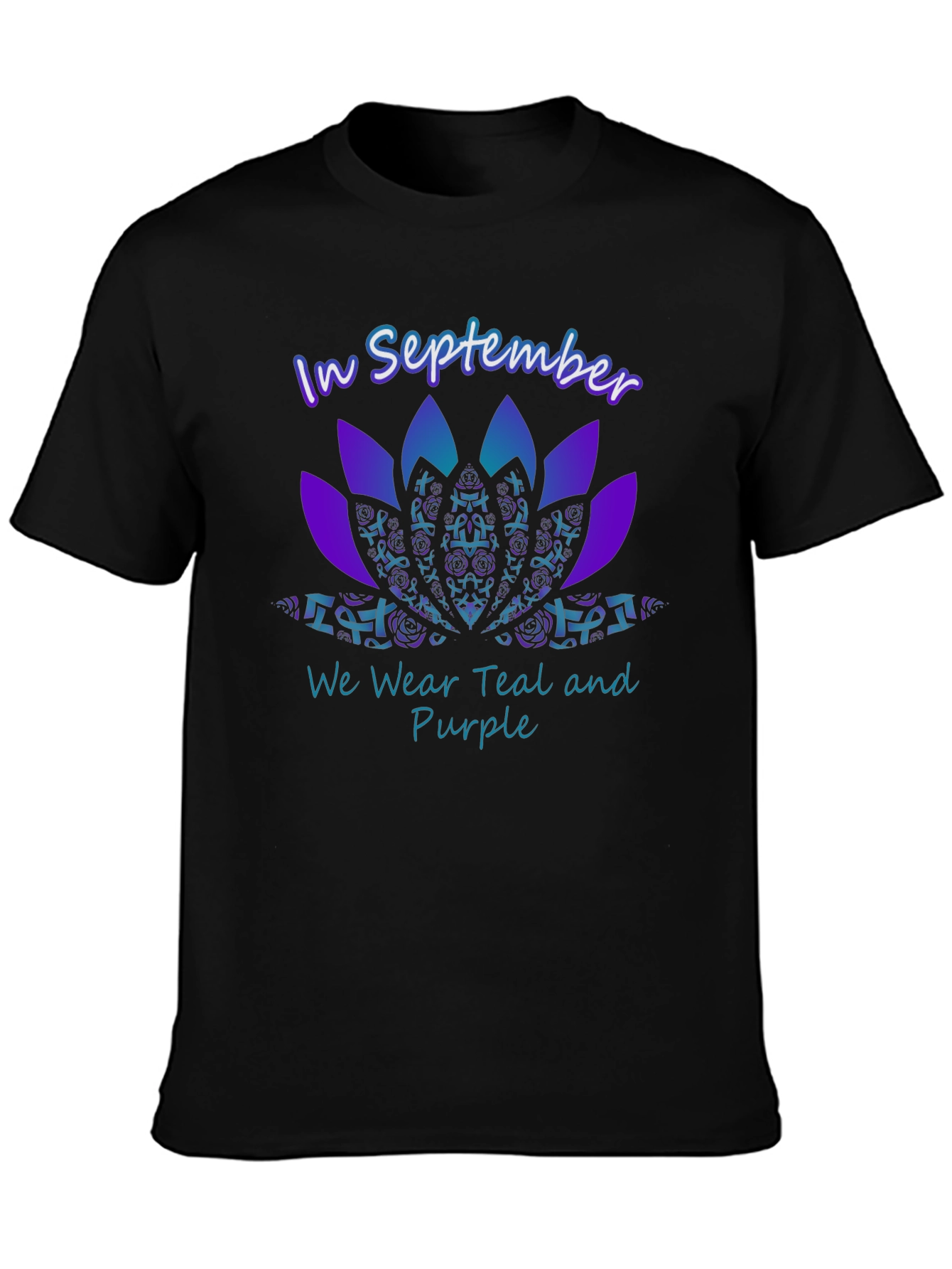 September Teal and Purple Awareness T-Shirt