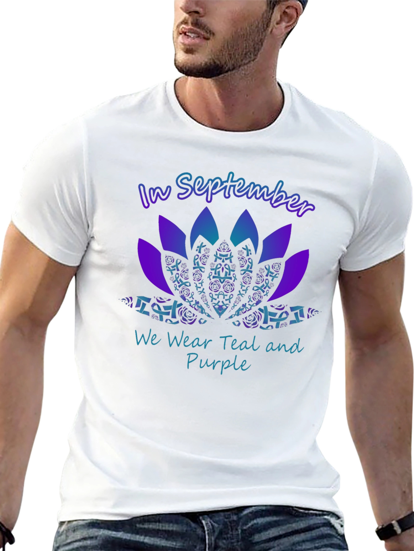 September Teal and Purple Awareness T-Shirt